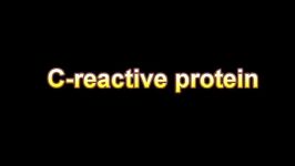 C Reactive Protein Test CRP