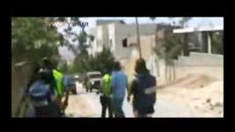 ضرب شتم خبرنگاران فلسطینی توسط نظامیان صهیونیست