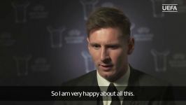 ♚ مصاحبه لیونل مسی به عنوان بهترین بازیکن سال اروپا ♚