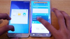 مقایسه سرعت میان Galaxy Note5 Galaxy A8