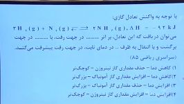 تعادلعوامل موثر بر تعادل  کاتالیزگر  احسان فهام