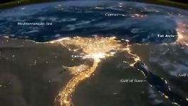 نقشه مصر به شكل گل .. Egypt map nasa