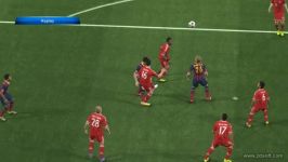 قیچی بسیار زیبای Neymar در PES 2014  زومجی