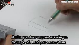 Manga drawing lesson 006 How to draw hands and feet