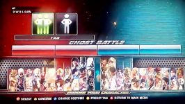 صفحه انتخاب کارکتر بازی tekken tag tournament2