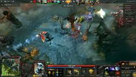 صحنه تماشایی کشتن پنچ هیروی دشمن Dota 2