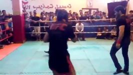 بازی محمدرضا آتشسخن در سبک کیک جیتسو mma