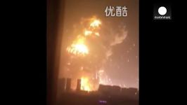 انفجار مهیب در شهر بندری تیانجین چین