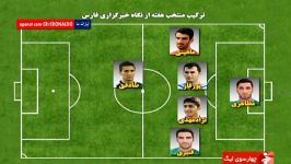 تیم منتخب هفته سوم لیگ برتر ایران 94 95