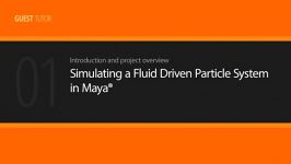 Simulating a Fluid Driven Particle System in Maya