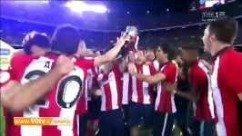 اهدای جام قهرمانی سوپرکاپ اسپانیا به اتلتیک بیلبائو