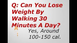 Can You Lose Weight By Walking 30 Minutes A Day