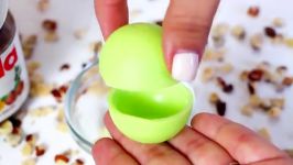 DIY  nutella and cupcake EOS lip balmf