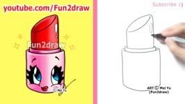 How to draw cute lipstickfun2draw