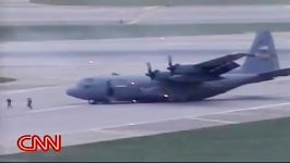 باز نشدن ارابه فرود C 130