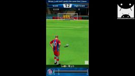 گیم پلی بازی اندرویدی UEFA CL PES FLiCK