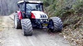 Steyr biogas tractor