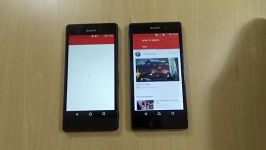 Sony Xperia M4 Aqua VS Xperia Z1 Lollipop  Speed Test