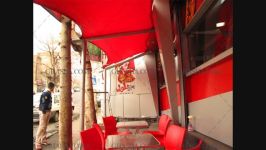 طرح سقف رستوران سقف چادری رستوران پوشش رستوران