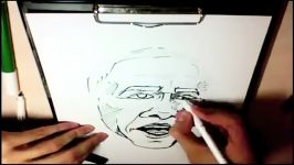 آموزش طراحی کاریکاتور 26 طراحی کاریکاتور اوباما4
