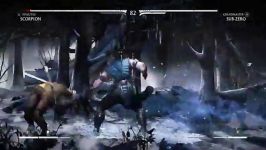 نبرد زیبای ساب زیرو اسکورپیون در بازی مورتال کامبت X.