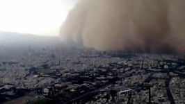 طوفان وحشتناکه دیروز بعدازظهر  تهران  برج میلاد