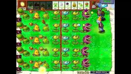 من یک زامبی هستم در بازی plant vs zombies مرحله اولروز