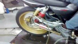 DYNO RUN CB400 V TEC III with MORIWAKI short Exhaust fullsystemSINGAPORE