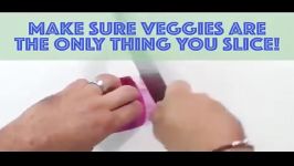 روشی برای خرد کردن سریع سبزیجات
