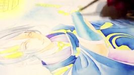 Watercolor painting Token Ranbu