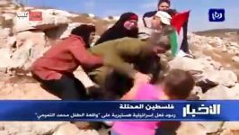 کتک خوردن سرباز اسرائیلی زنان فلسطینی