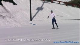 تکنیک One Skate یا V2 در اسکی نوردیک اسکیت