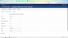 ساخت مجموعه برای زبان در جوملا Joomla