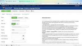 ساخت ماژول Langiage Switcher در جوملا Joomla