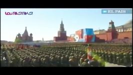 رژه ارتش روسیه در حضور پوتین