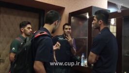 شوخی اعضای تیم ملی قبل اعزام به اردوی امارات