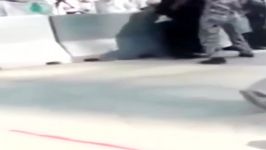 کتک زدن حجاج توسط ماموران سعودی