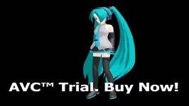 mmd اجرای miku ساخت خودم