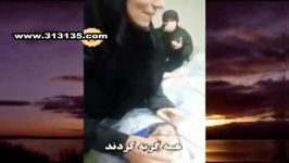 وداع سوزناک مادر شهید حزب الله فرزندش