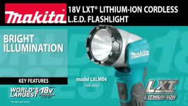 چراغ قوه شارژی ماکیتا مدل LXLM04 MAKITA