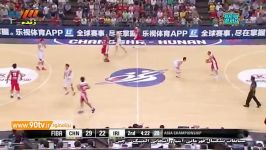 بسکتبال جام ملتهای آسیا ۲۰۱۵ ایران ۵۷ ۷۰ چین