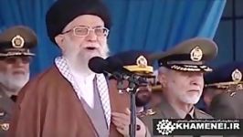 امام خامنه ای عکس العمل ما خشن سخت خواهد بود