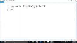 جلسه اول معرفی Exchange Server 2013