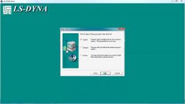 فیلم آموزش روش نصب نرم افزار LS DYNA