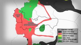 مطالعه جغرافیای عملیات نظامی روسیه ایران عراق داعش