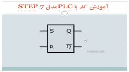 طراحی مدار فلیپ فلاپ SR به زبان LAD