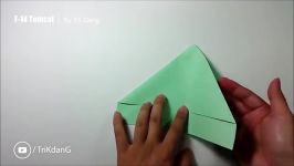 مهارت پرندهای کاغذی مدل F14
