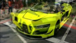 Audi R8 Razor GTR Spyder زرد لیمویی