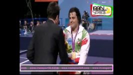 کسب چهارمین مدال طلا برای کاروان ایران در پارالمپیک لندن توسط علی حسینی وزنه بردار دسته 75 کیلو