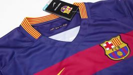 پیراهن اول بارسلونا Barcelona Home 2015 16 Soccer Jerse